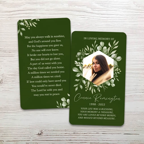 Show details for Olive Leaf Memorial Package