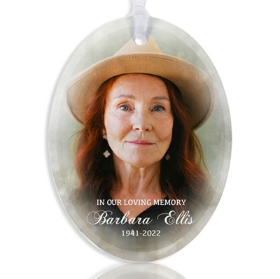 Show details for Stars Oval Ornament