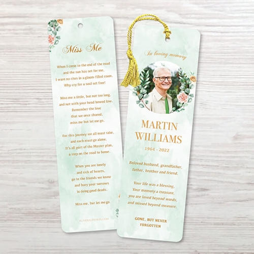 Show details for Multi Floral Bookmark