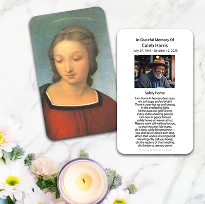 Show details for Mary Spanish Prayer Card