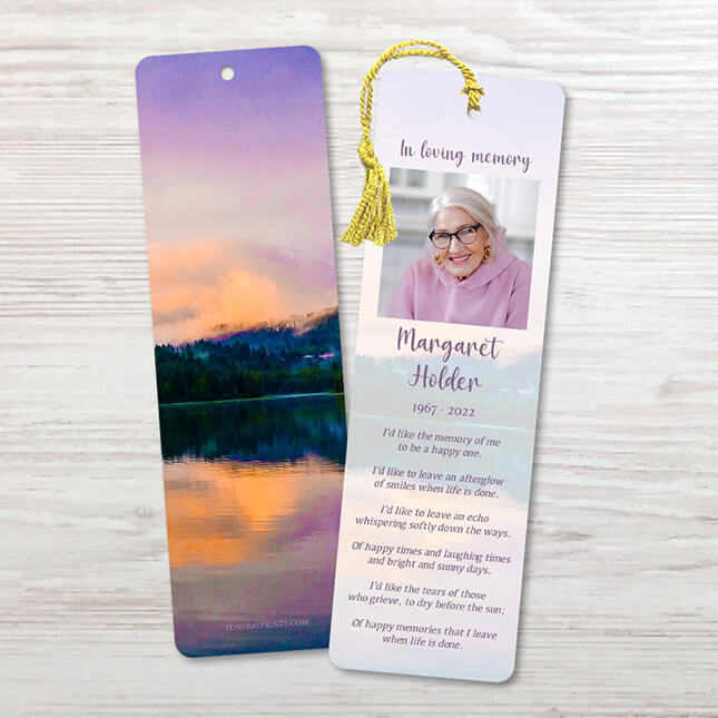 Show details for Purple Sunset Bookmark