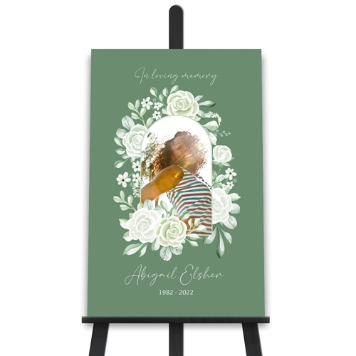 Picture of Sage Floral Poster