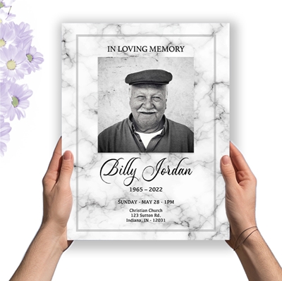 Show details for White Marble Premium Program (8.5x11)