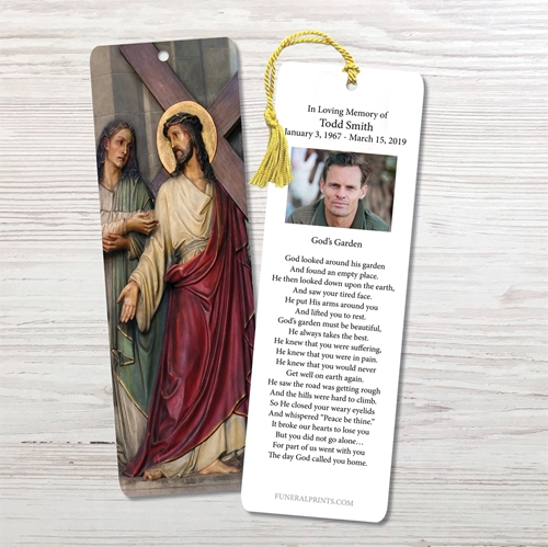 Picture of Jesus Carrying Cross Bookmark