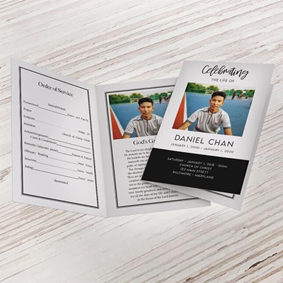 Show details for Contemporary Black Premium Program (8.5x11)