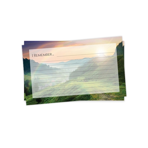Show details for Mountain Rainbow Remember Card