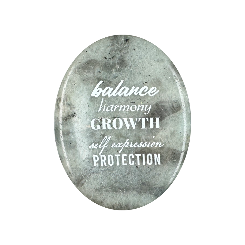 Show details for Balance Labradorite Worry Stone