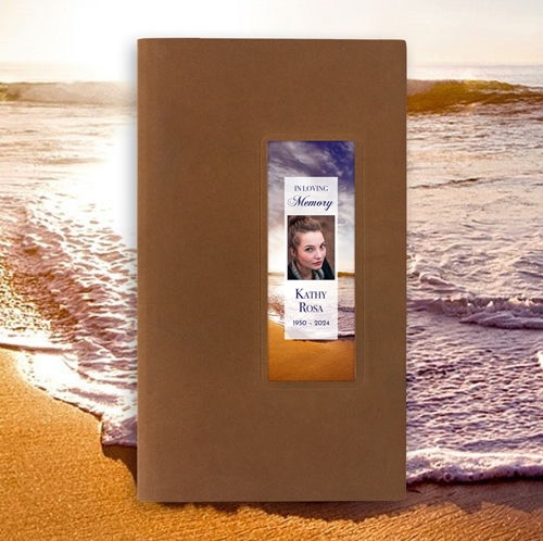 Picture of Oceanfront Guest Book - Brown