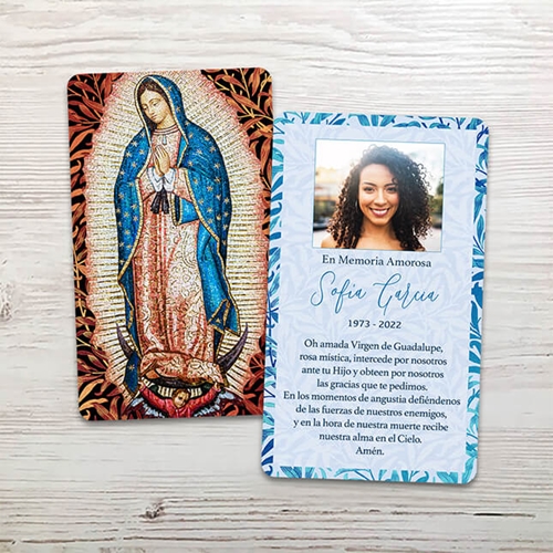 Show details for Guadalupe Mosaic Memorial Card