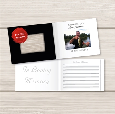 Show details for Brown Sign In Guest Book