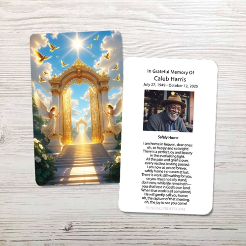 Show details for Heaven’s Gates Memorial Card