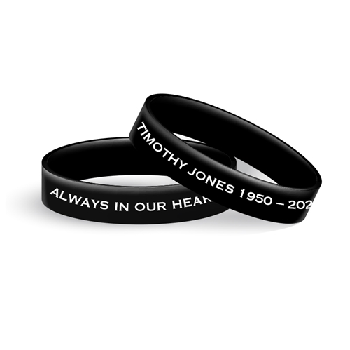 Picture of Black and White Classic Wristband