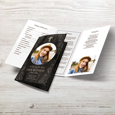 Show details for Rustic Light Brown Memorial Package