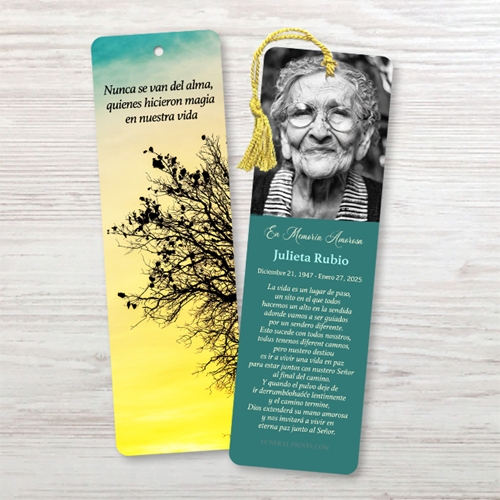 Show details for Silhouette Spanish Bookmark