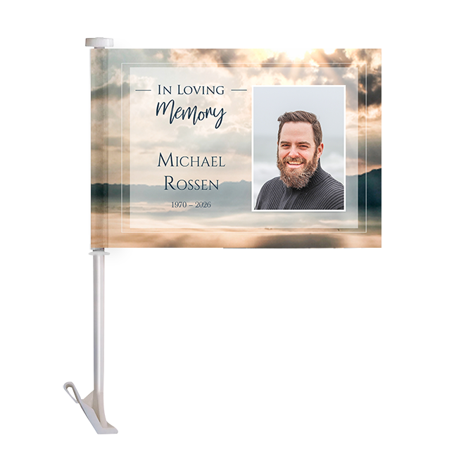 Show details for Sunrise Car Flag