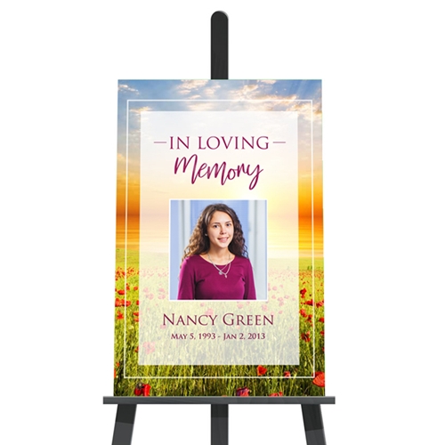 Show details for Sunset Field Funeral Poster