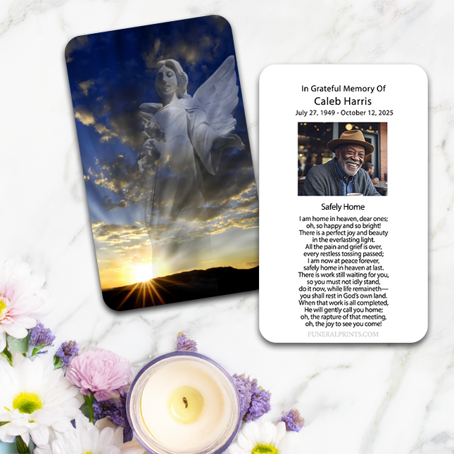 Show details for Hope and Love Angel Spanish Prayer Card