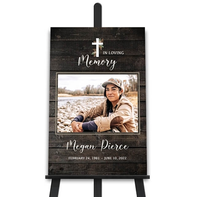 Show details for Rustic Religious Memorial Package