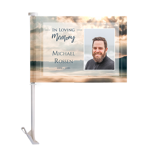 Show details for Sunrise Car Flag