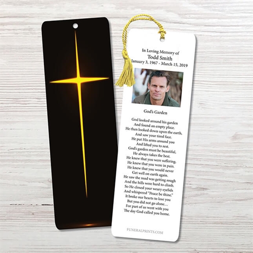 Show details for Glowing Cross Bookmark