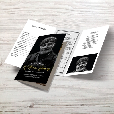 Show details for Classic Black Trifold Program