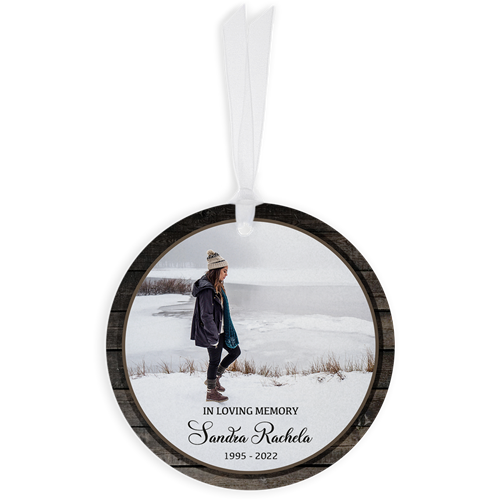 Picture of Rustic Border Circle Ornament