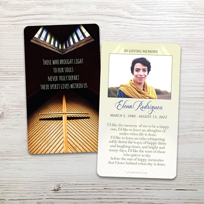 Show details for Kabah English Memorial Card