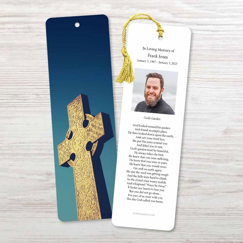 Show details for Celtic Cross Blue Sky 2 Bookmark