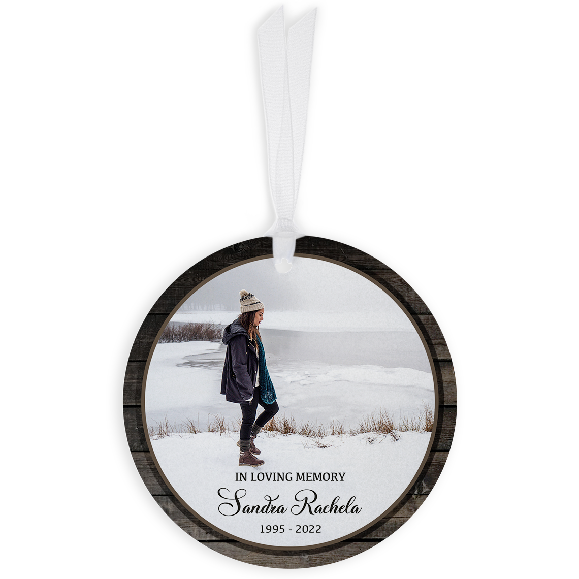 Picture of Rustic Border Circle Ornament