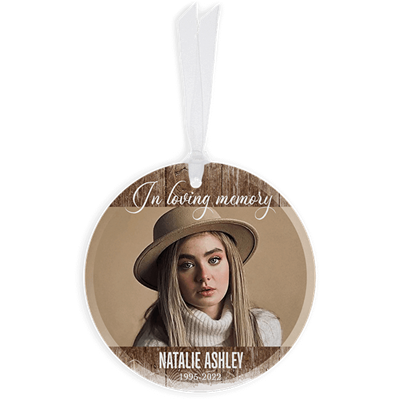 Show details for Rustic Circle Ornament