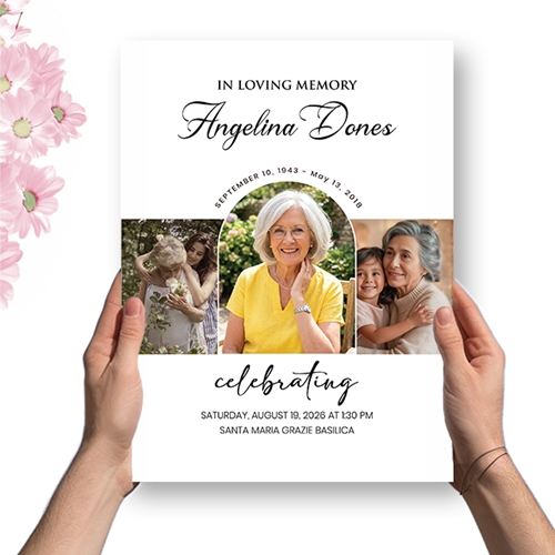 Show details for Celebration of Life Photo Collage Premium Program(8.5x11) (Design For Me)