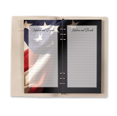 Show details for Hero Guest Book - Brown