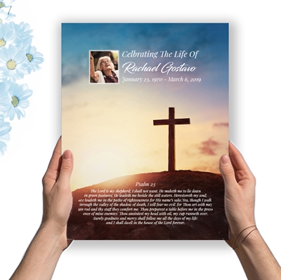 Show details for Rising Cross Premium Program (8.5x11)