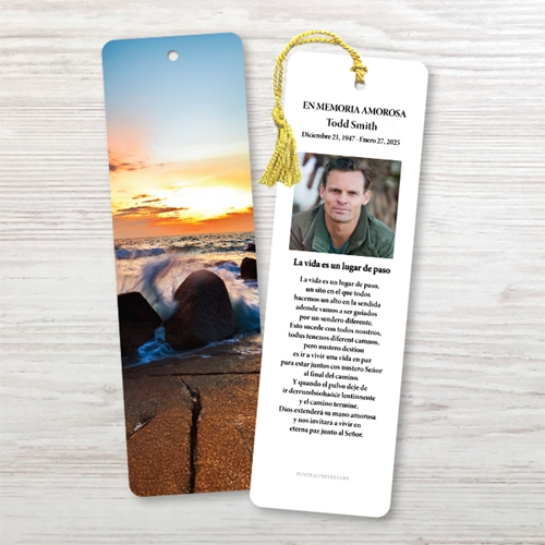 Show details for Crashing Waves Spanish Bookmark