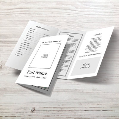 Show details for Custom Trifold Program