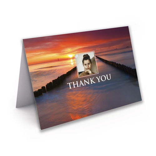 Show details for Sunset Bay Thank You Card 