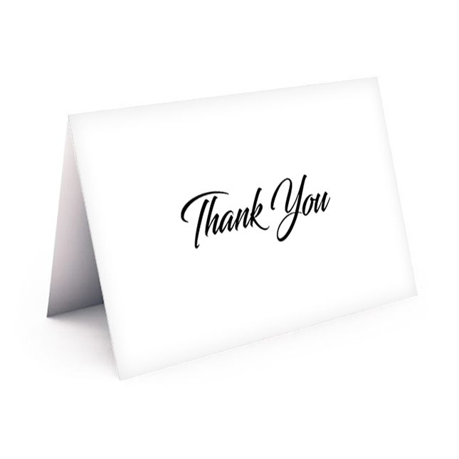 Show details for Custom Thank You Card