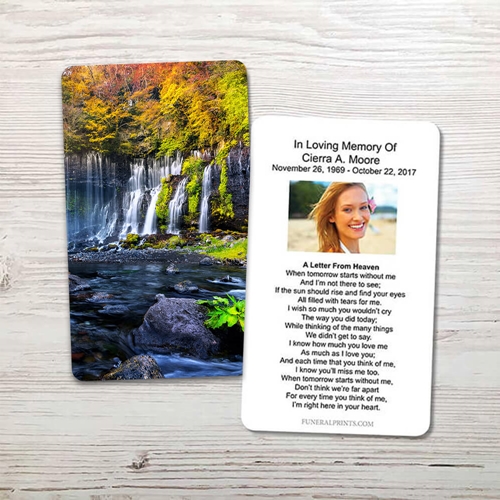 Picture of Shiraito Waterfall Memorial Card