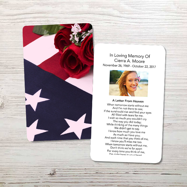 Show details for Freedom's Tribute Memorial Card