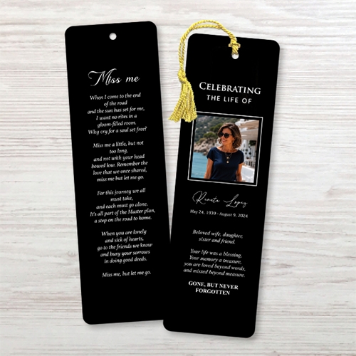 Show details for Modern Black Bookmark