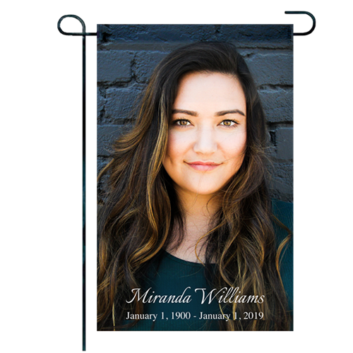 Show details for Single Photo Garden Flag