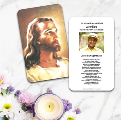 Show details for Jesus 2 Spanish Prayer Card