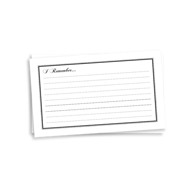 Show details for Contemporary Remember Card