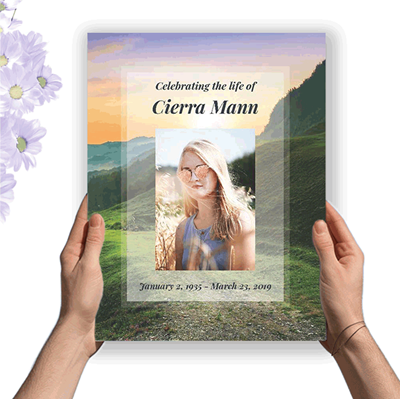 Show details for Mountain Rainbow Memorial Package