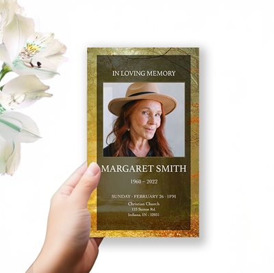 Show details for Fall Scenery Trifold Program