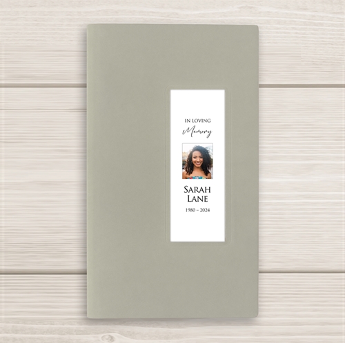 Show details for Contemporary Guest Book - Gray