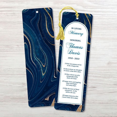 Show details for Blue Geode Bookmark