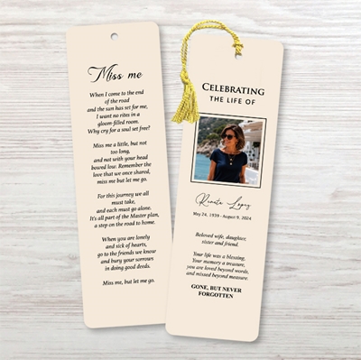 Show details for Modern Cream Bookmark