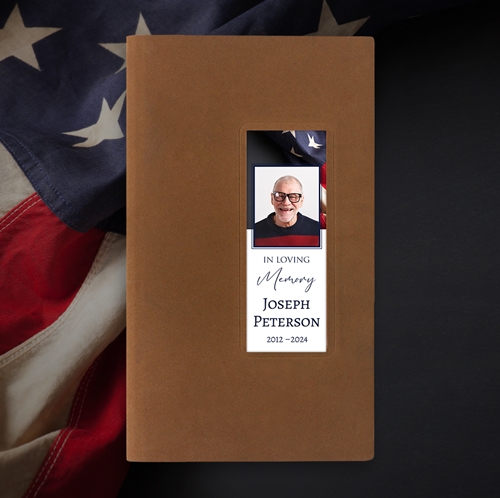 Picture of Hero Guest Book - Brown