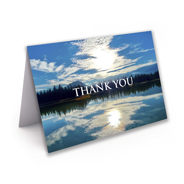 Show details for Clear Mountain Thank You Card